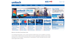 Desktop Screenshot of portal.unitech.eu